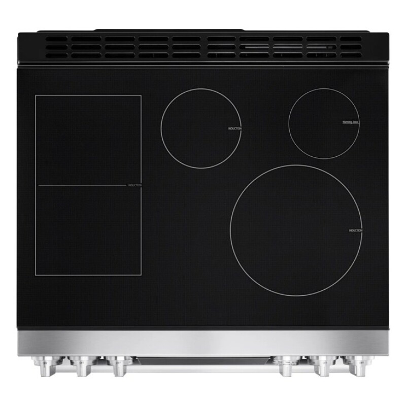 LG STUDIO 7.3 cu. ft. Double Oven Induction Slide-in Range with Probake® Convection and Air Fry LTIS7338XE