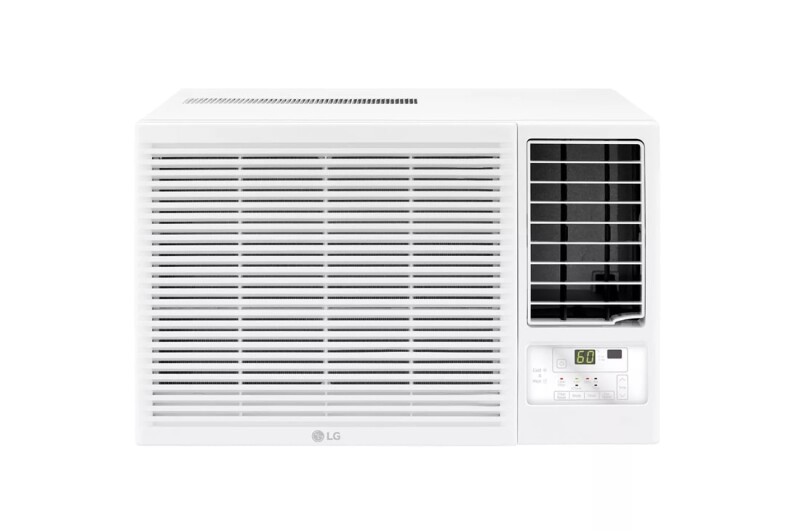 LG 12,200 BTU Window Air Conditioner, Cooling & Heating White LW1223HR Picture 1