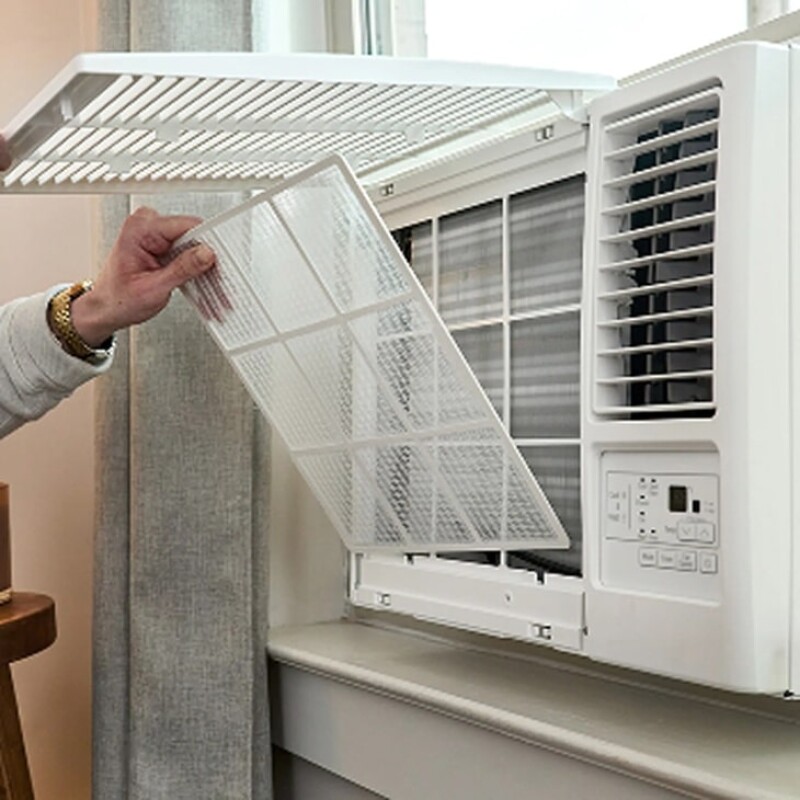 23,000 BTU Smart Wi-Fi Enabled Window Air Conditioner, Cooling & Heating LW2423HRSM