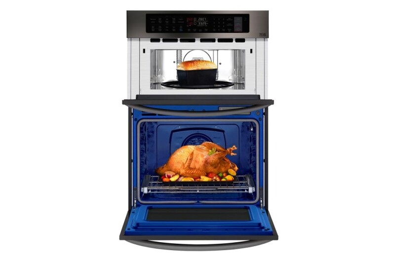 1.7/4.7 Cu. Ft. Smart Wi-fi Enabled Combination Double Wall Oven LWC3063BD