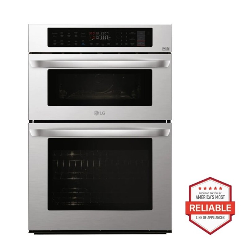 1.7/4.7 Cu. Ft. Smart Wi-fi Enabled Combination Double Wall Oven LWC3063BD