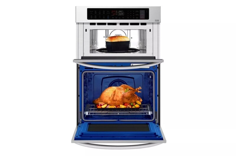1.7/4.7 cu. ft. Smart wi-fi Enabled Combination Double Wall Oven LWC3063ST