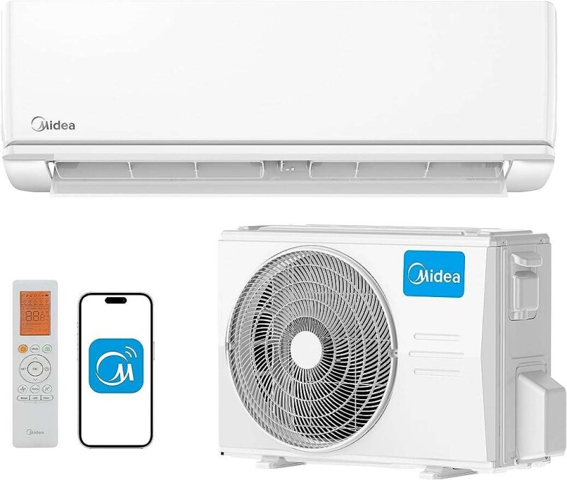 12000 BTU Mini Split AC/Heating system, 110/120V, 21.5 SEER2 MASAG1221HS1G
