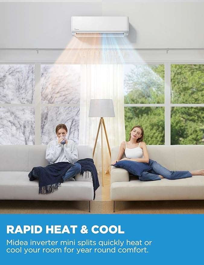 12,000 BTU Mini Split Air Conditioner/Heating System MASAG1221HS2G