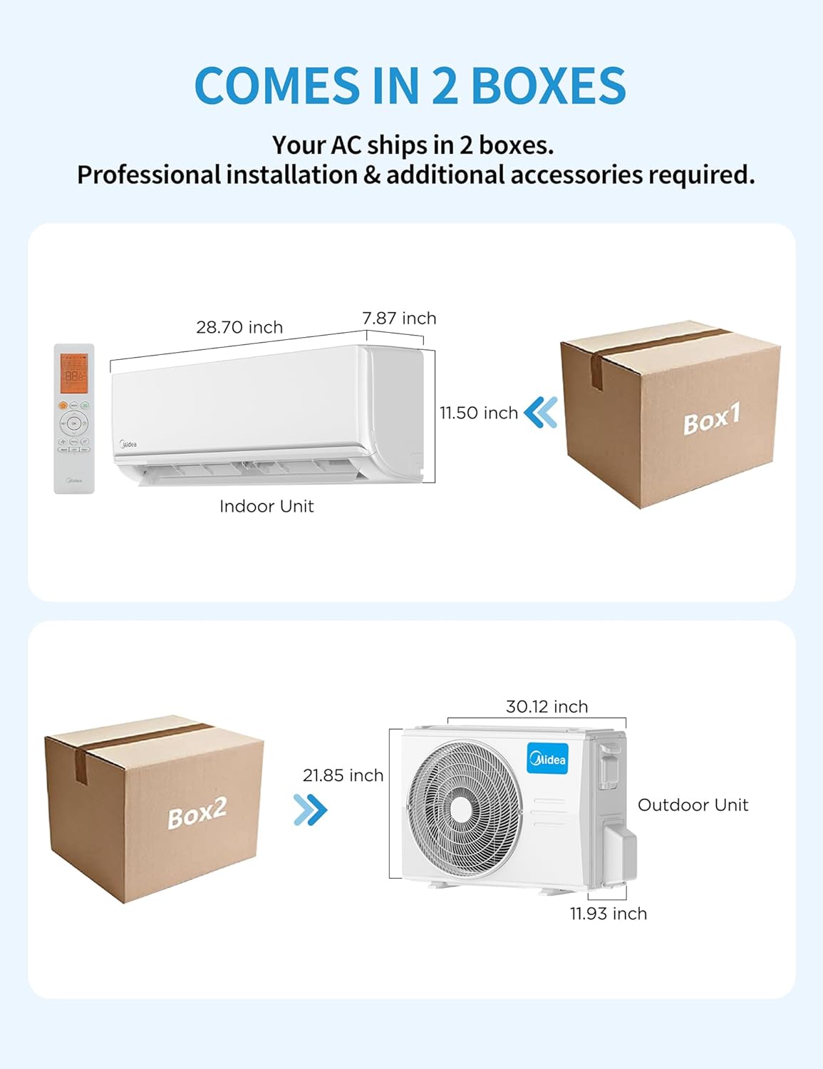 24,000 BTU Mini Split Air Conditioner/Heating System MASAG2421HS2G