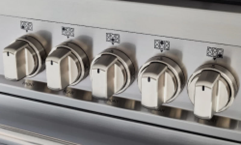 48 inch Dual Fuel Range, 6 brass burners and Griddle, Electric Self-Clean Oven MAST486GDFSXT