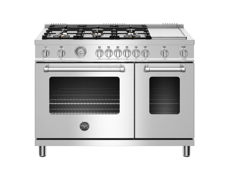 48 inch All Gas Range, 6 Brass Burner and Griddle MAST486GGASXT