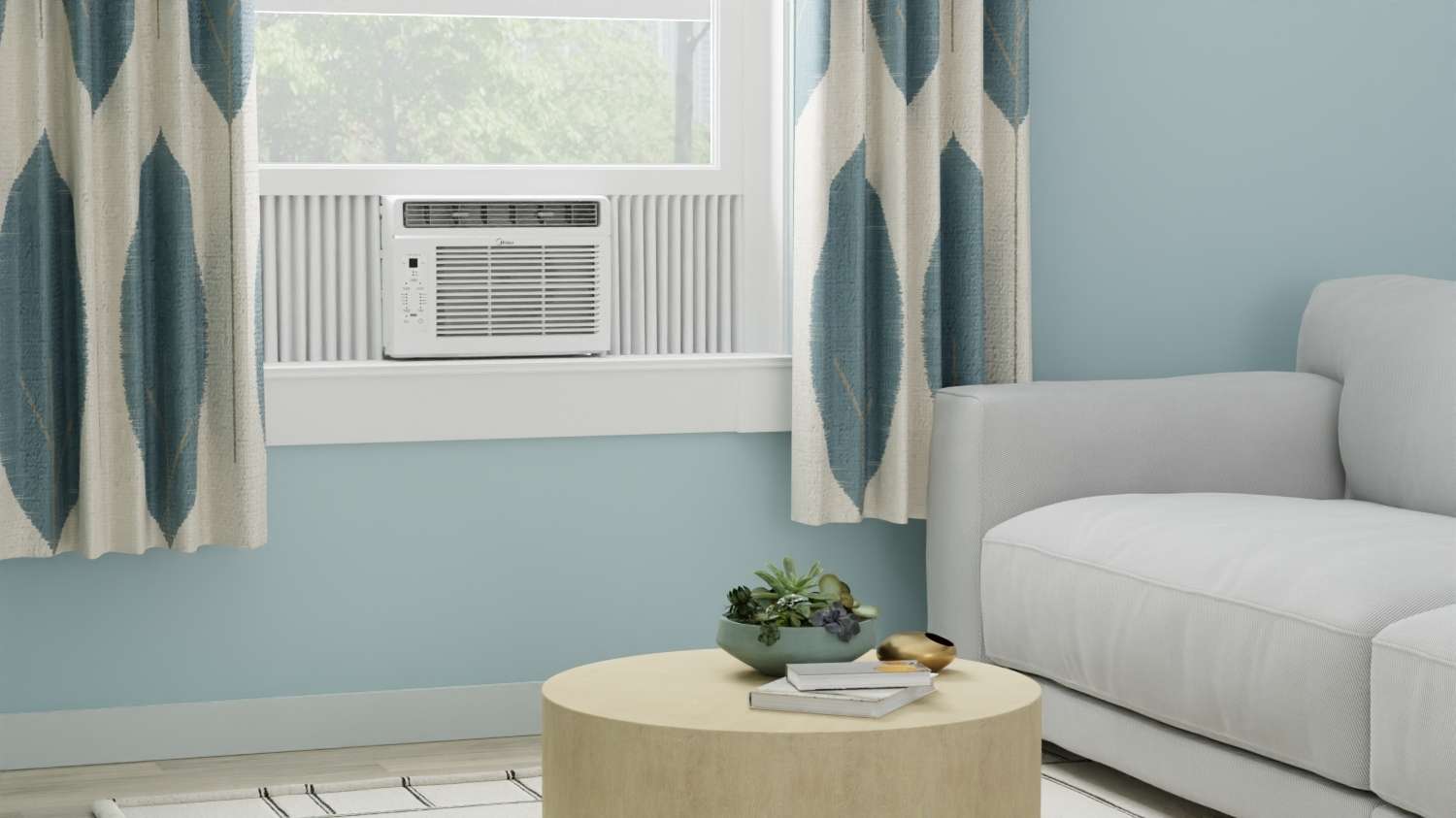 EasyCool 6,000 BTU Window Air Conditioner with Remote Control, Cools up to 250 sq. ft. MAW06R1YWTS