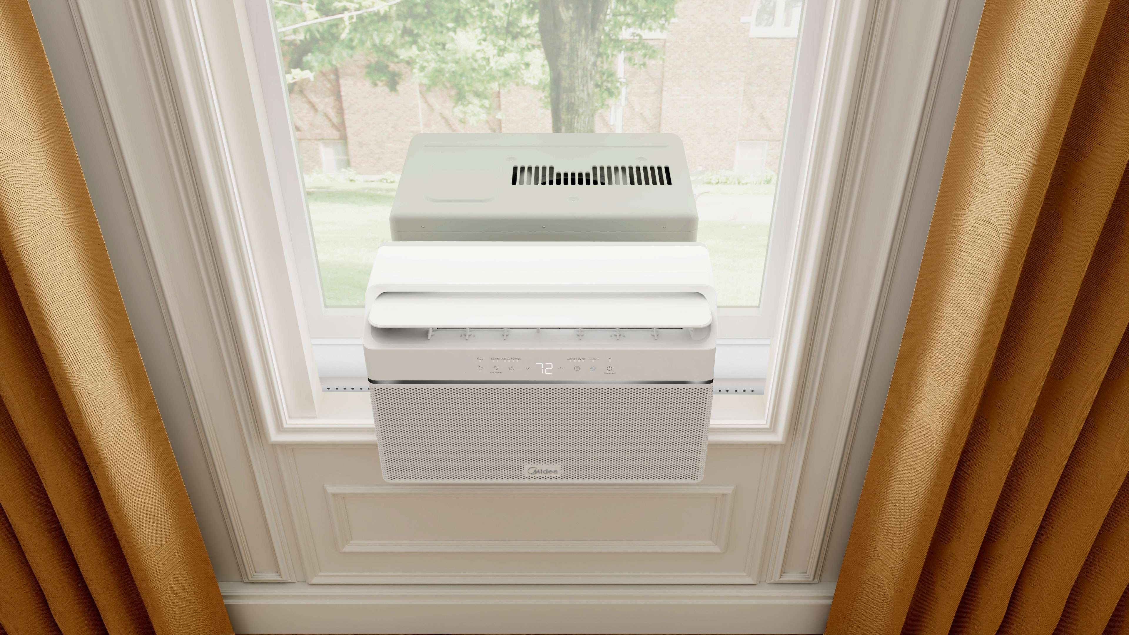 8,000 BTU DOE U-Shaped Smart Window Air Conditioner, for spaces up to 350 sq. ft. MAW08U2QWT