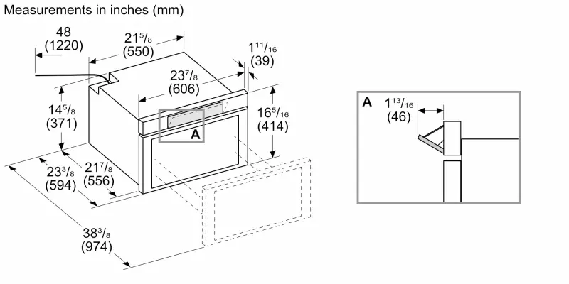 24" MicroDrawer Microwave MD24BS