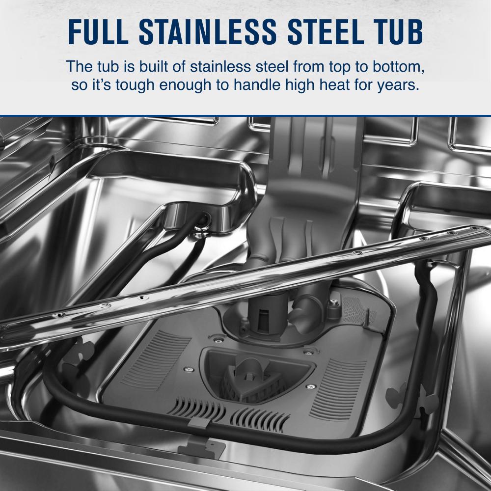 Stainless steel tub dishwasher with Dual Power Filtration MDB4949SKZ