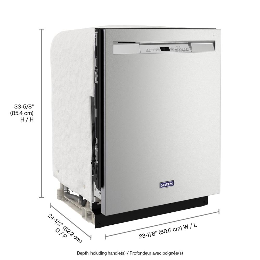 Stainless steel tub dishwasher with Dual Power Filtration MDB4949SKZ