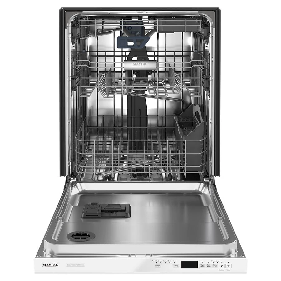 24” Top Control Dishwasher with Dual Power Filtration, PowerBlast® Cycle and 3rd Level Rack - 47 dBA MDB8959SKW
