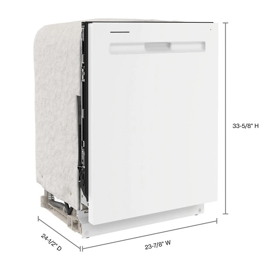 24” Top Control Dishwasher with Dual Power Filtration, PowerBlast® Cycle and 3rd Level Rack - 47 dBA MDB8959SKW