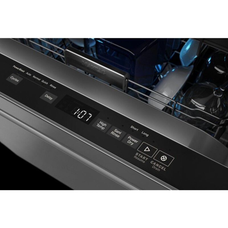 Front control dishwasher with Third Level Rack and Dual Power filtration MDB9959SKZ