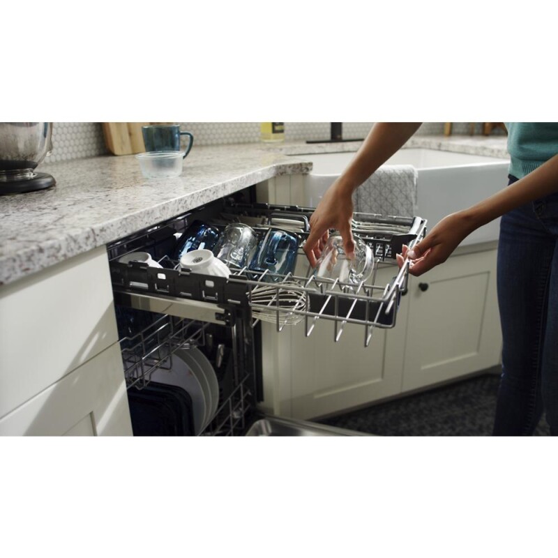 Front control dishwasher with Third Level Rack and Dual Power filtration MDB9959SKZ