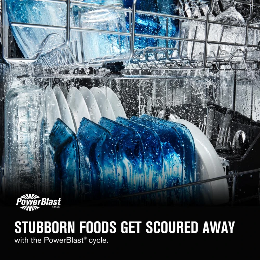 Front control dishwasher with Third Level Rack and Dual Power filtration MDB9959SKZ