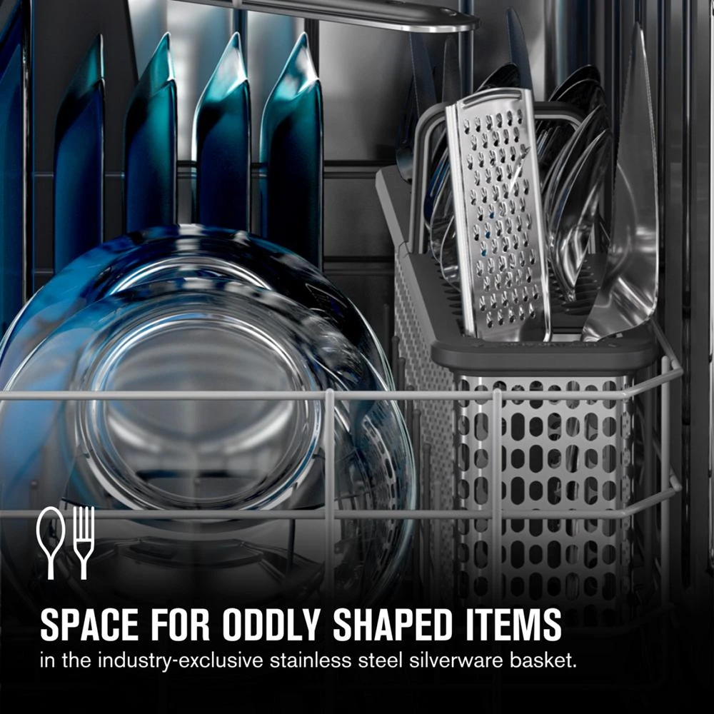 Front control dishwasher with Third Level Rack and Dual Power filtration MDB9959SKZ