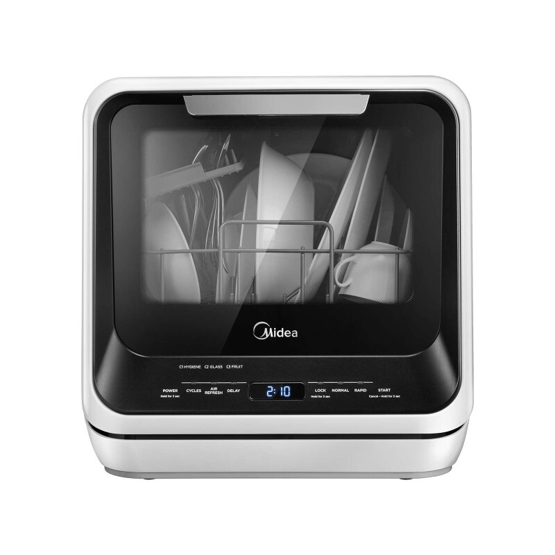 Midea 17" Portable Countertop Dishwasher with 5L Built-In Water Tank Black MDC17P0ABB Picture 1