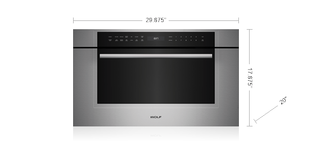 30" M Series Transitional Drop-Down Door Microwave Oven - Legacy MDD30TMSTH