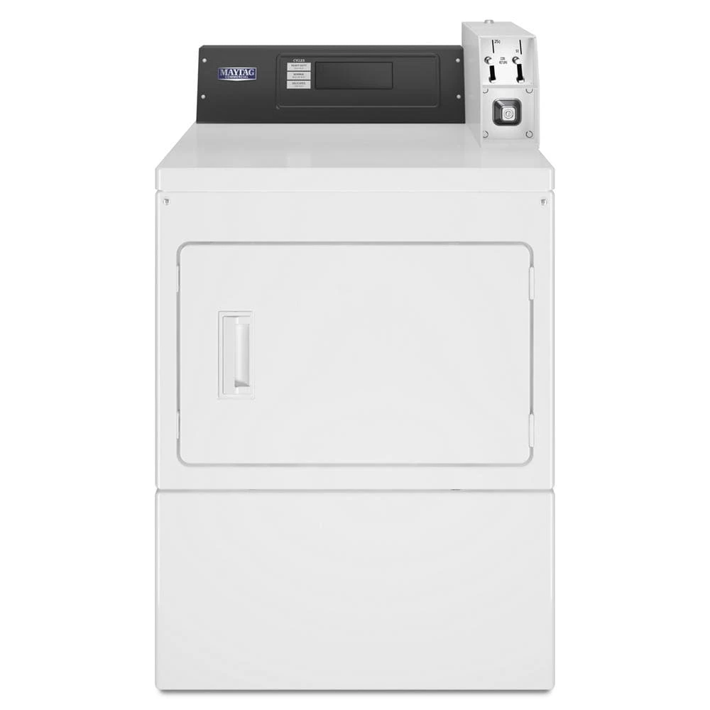 Commercial Electric Dryer, Dual Coin Drop Installed - Canada MDE20PDFZW