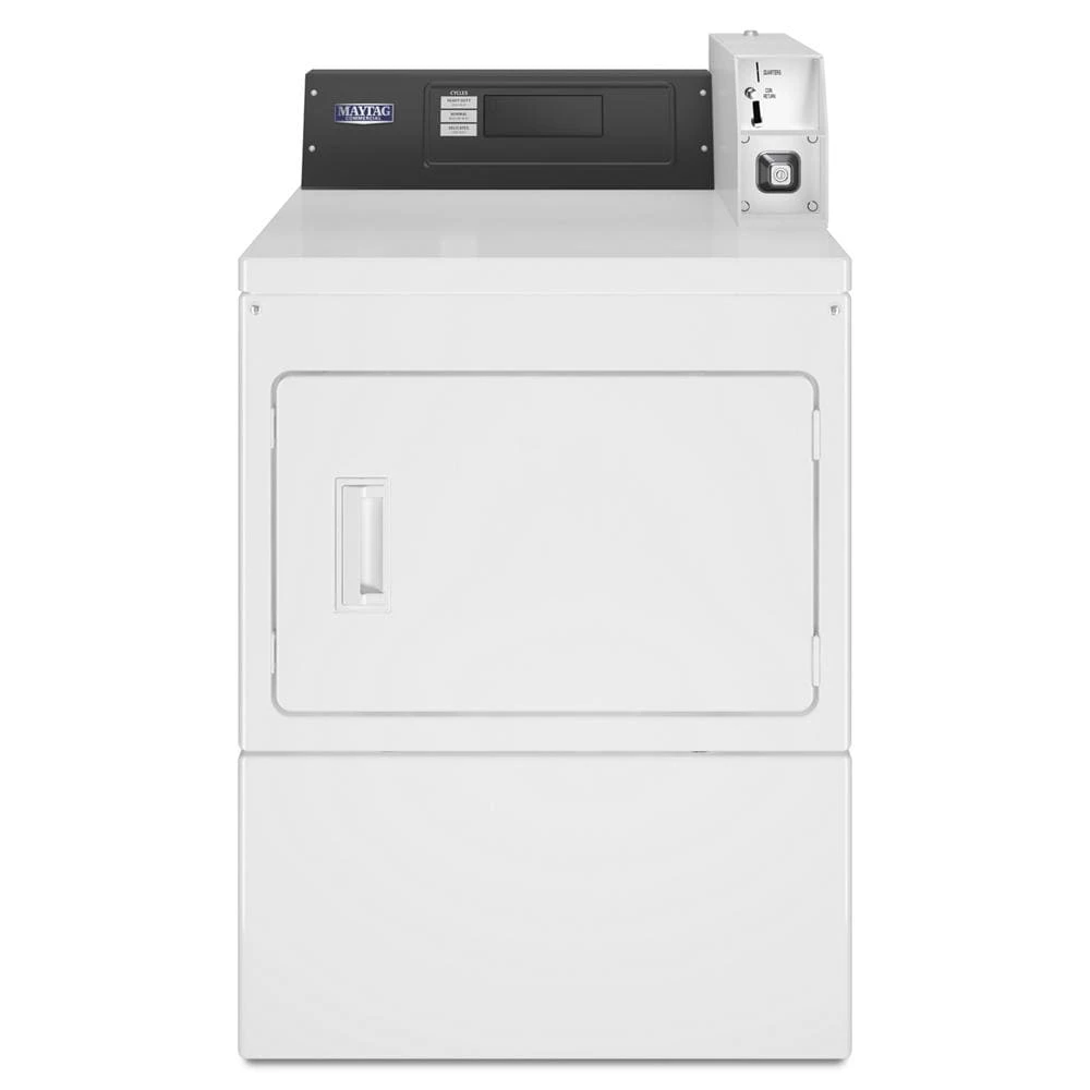 Commercial Single-Load Electric Dryer - Coin Drop Ready MDE20PDUGW