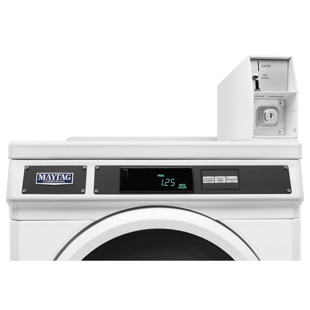 Commercial Electric Dryer, Coin Drop Equipped MDE28PDCYW