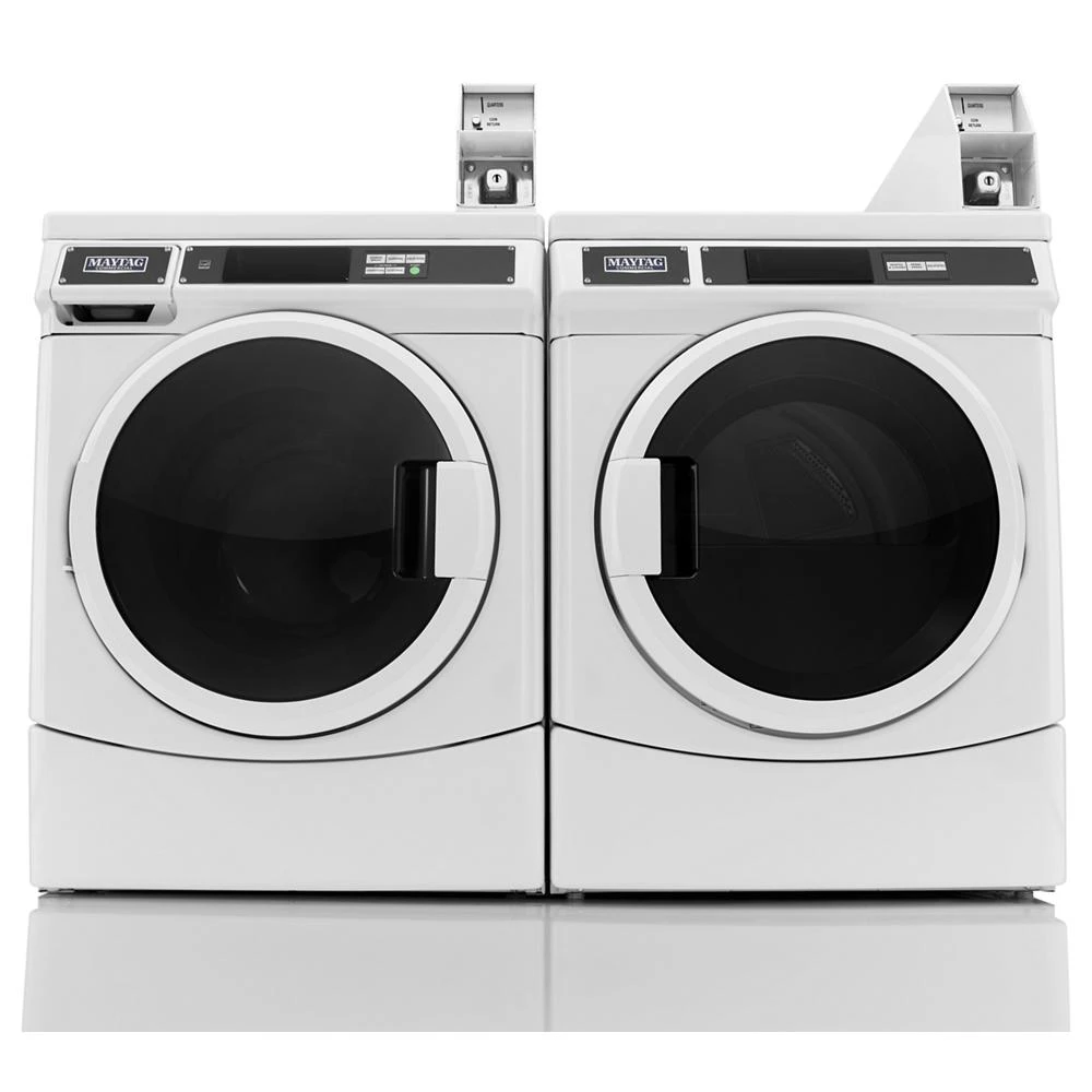 Commercial Electric Dryer, Coin Drop Equipped MDE28PDTGW