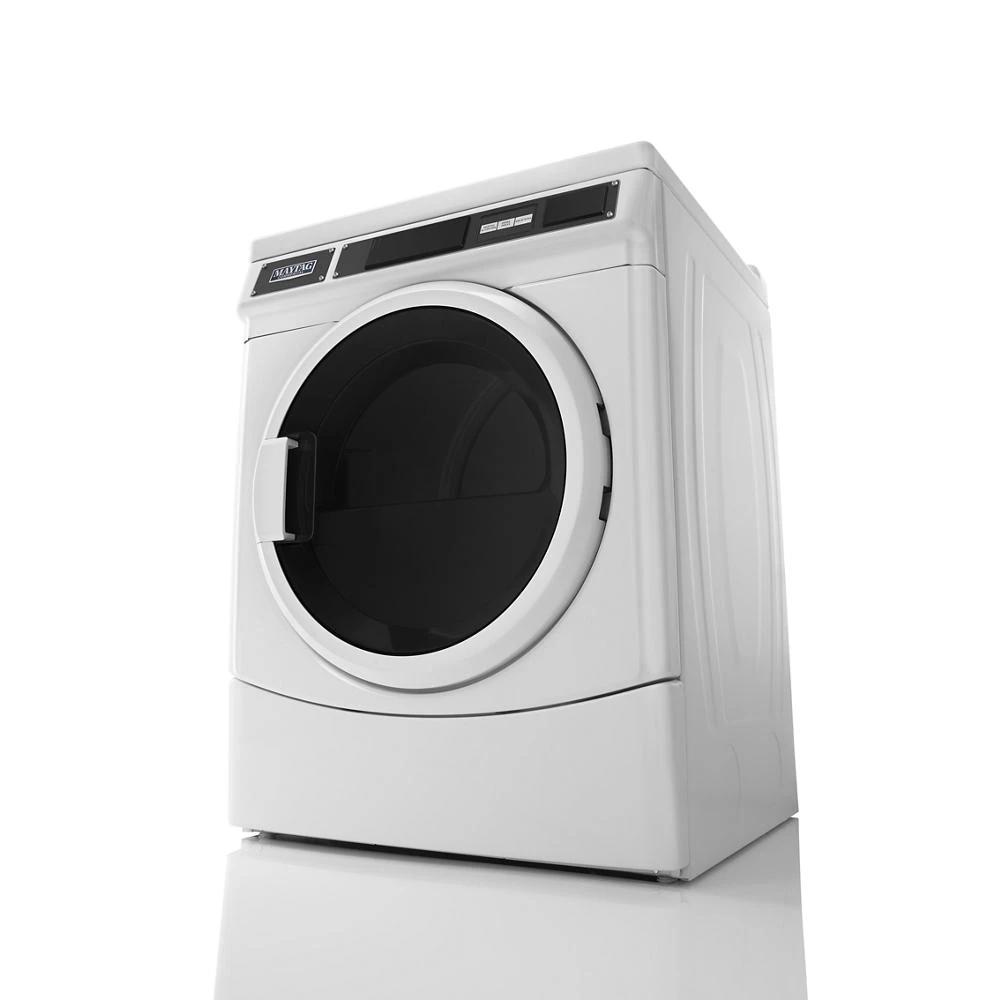 Commercial Electric Dryer, Card Reader Ready or Non-Vend MDE28PRCZW