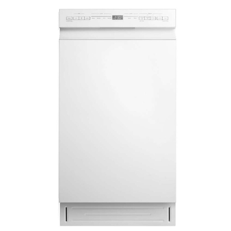 Midea MDF18A1AWW Built-in Dishwasher with 8 Place Settings, 6 Washing Programs, Stainless Steel Tub, Heated Dry White MDF18A1AWW Picture 1