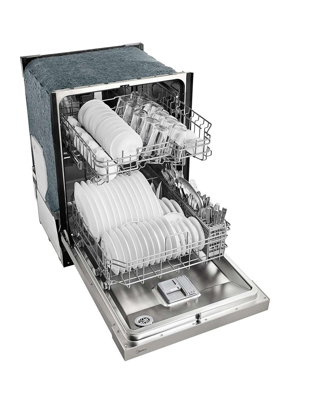 52 dBA Front Control Dishwasher with Interior Light MDF24P1BST