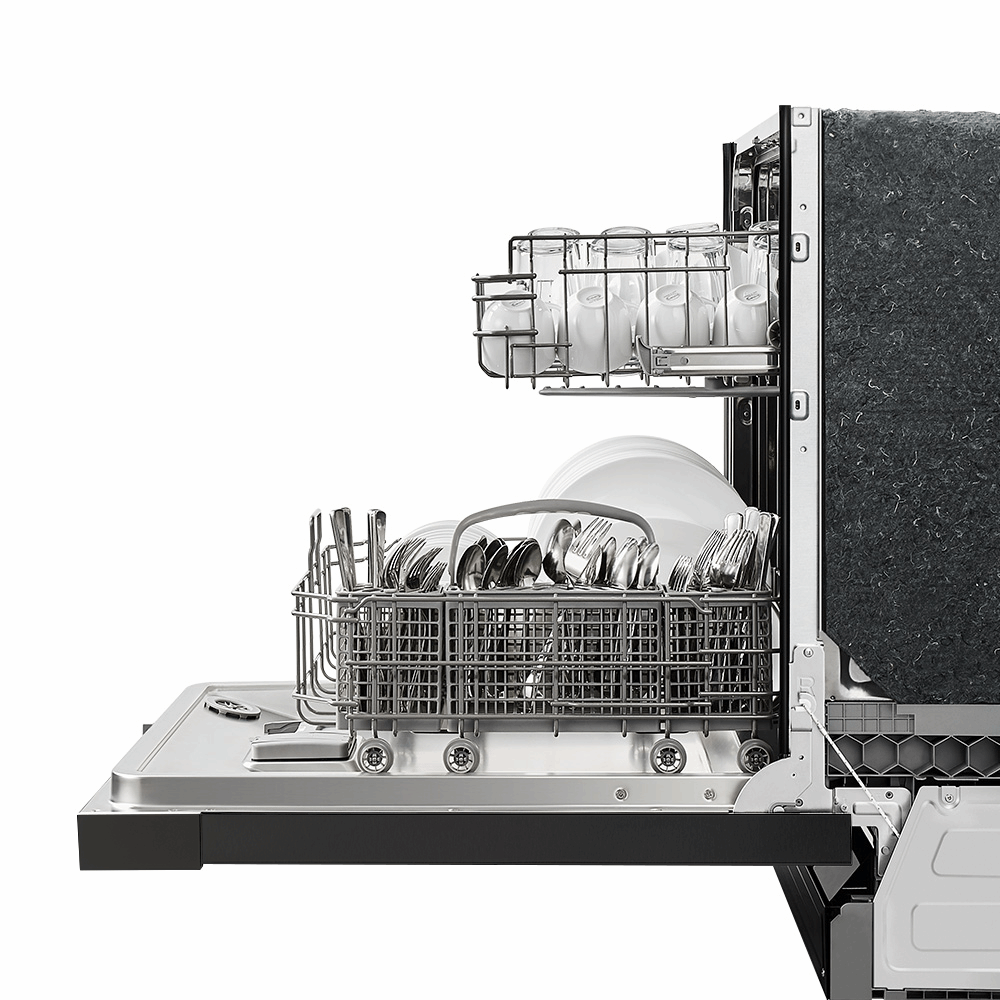 52 dBA Front Control Dishwasher with Interior Light MDF24P2BBB