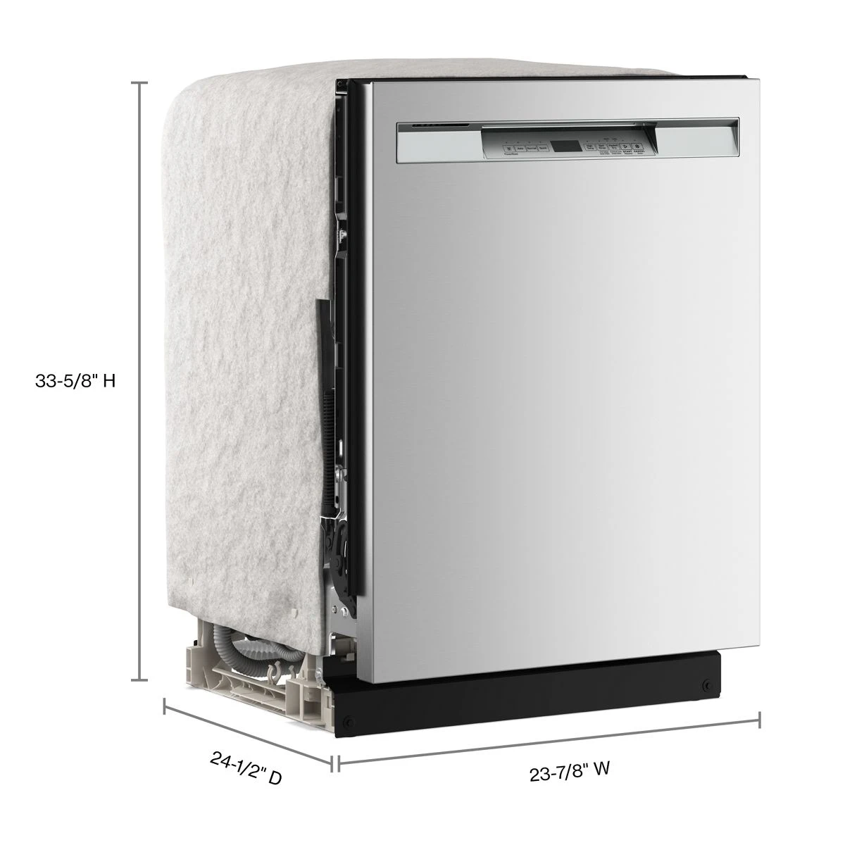 Front Control Dishwasher with PowerBlast® cycle and Heated Dry MDFS3924RZ