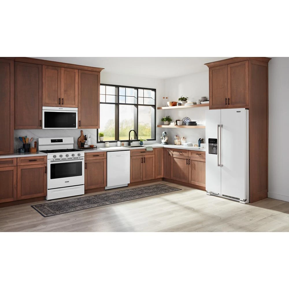 24 Inch Built-In Dishwasher With Power Dry, Sanitize Cycle, And Pocket Handle MDPS7024SW