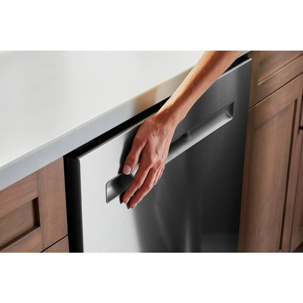 24 Inch Built-In Dishwasher With Power Dry, Sanitize Cycle, And Pocket Handle MDPS7024SW