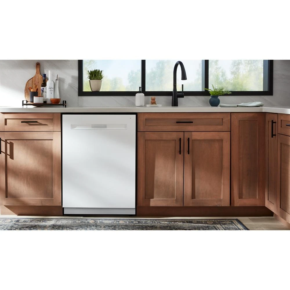 24 Inch Built-In Dishwasher With Power Dry, Sanitize Cycle, And Pocket Handle MDPS7024SW