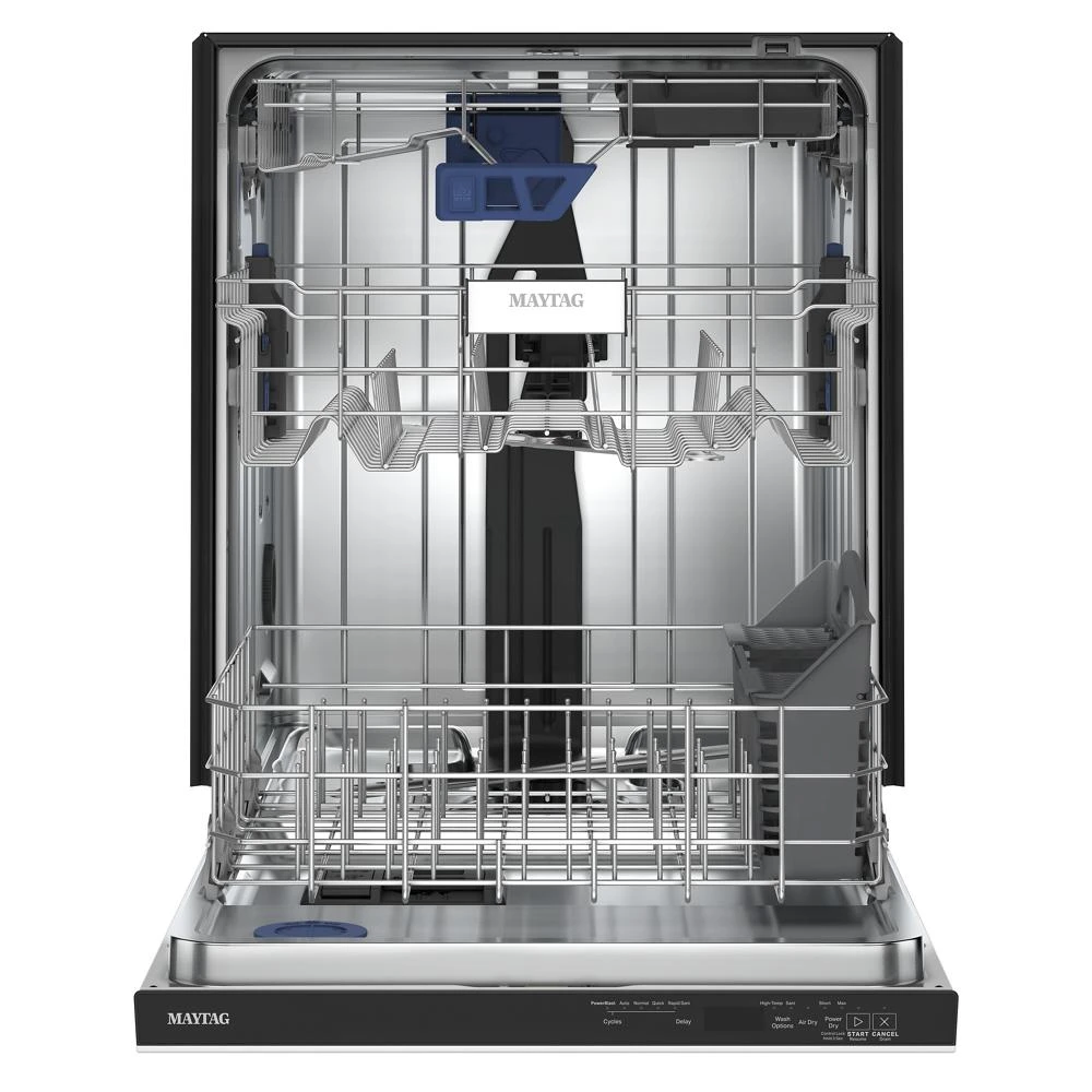 24 Inch Built-In Dishwasher With Power Dry, Sanitize Cycle, And Pocket Handle MDPS7024SW