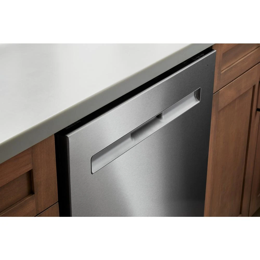 24 Inch Built-In Dishwasher With Power Dry, Sanitize Cycle, And Pocket Handle MDPS7024SW