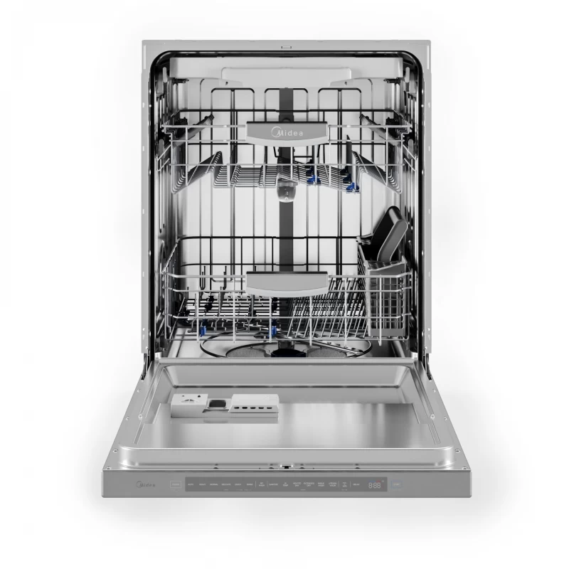 Smart 45 dBA Top Control 24-in Built-In Dishwasher (Stainless Steel) MDT24P5AST