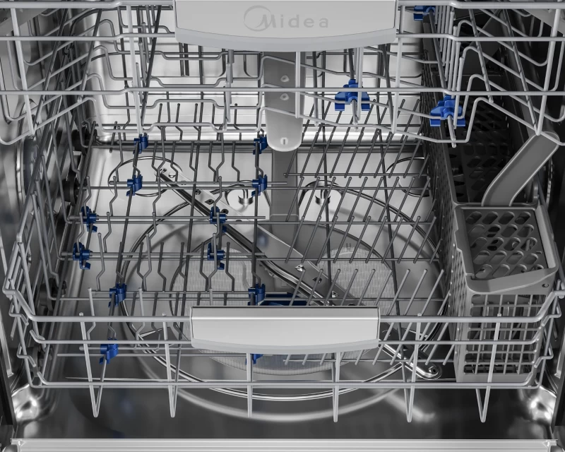 Smart 45 dBA Top Control 24-in Built-In Dishwasher (Stainless Steel) MDT24P5AST