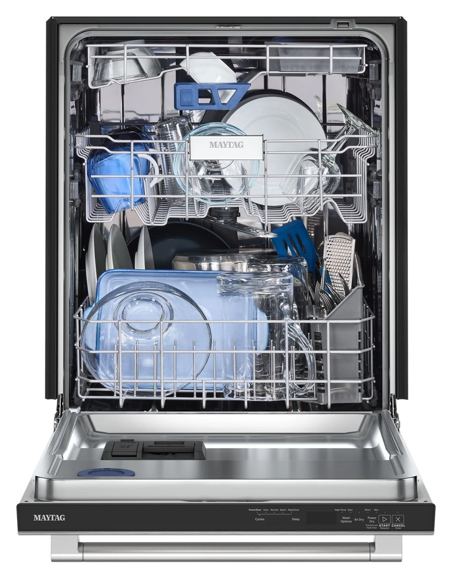 24 Inch Built-In Dishwasher With Power Dry, Sanitize Cycle, And Bar Handle MDTS7024SZ