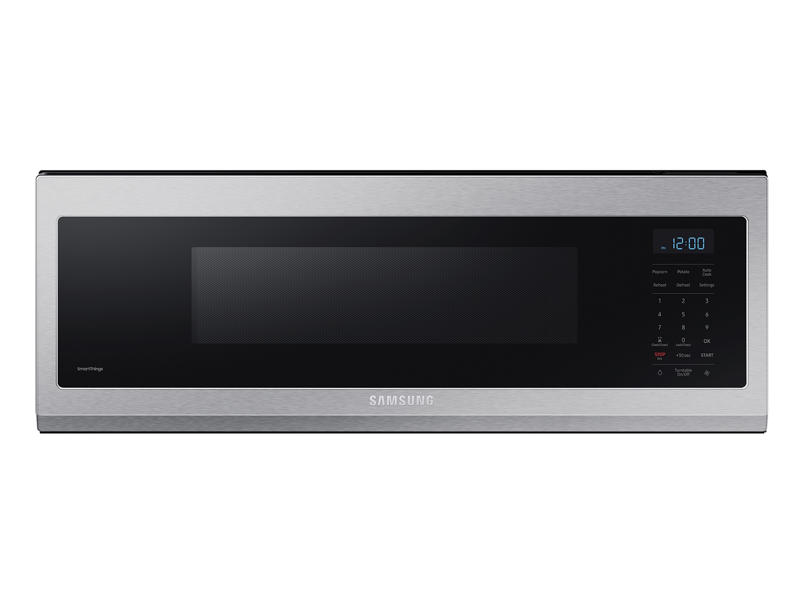 Samsung 1.1 cu. ft. Smart SLIM Over-the-Range Microwave with 400 CFM Hood Ventilation, Wi-Fi & Voice Control Stainless Steel ME11A7510DSAA Picture 1