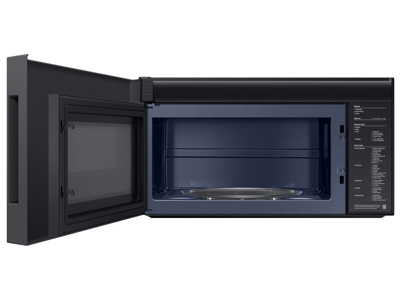 Bespoke 2.1 cu. ft. Over-the-Range Microwave with Edge to Edge Glass Display in Fingerprint Resistant Stainless Steel ME21DG6500SRAA