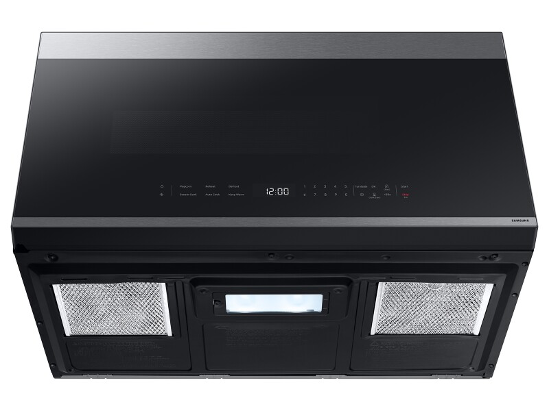 Bespoke 2.1 cu. ft. Over-the-Range Microwave with Edge to Edge Glass Display in Fingerprint Resistant Stainless Steel ME21DG6500SRAA