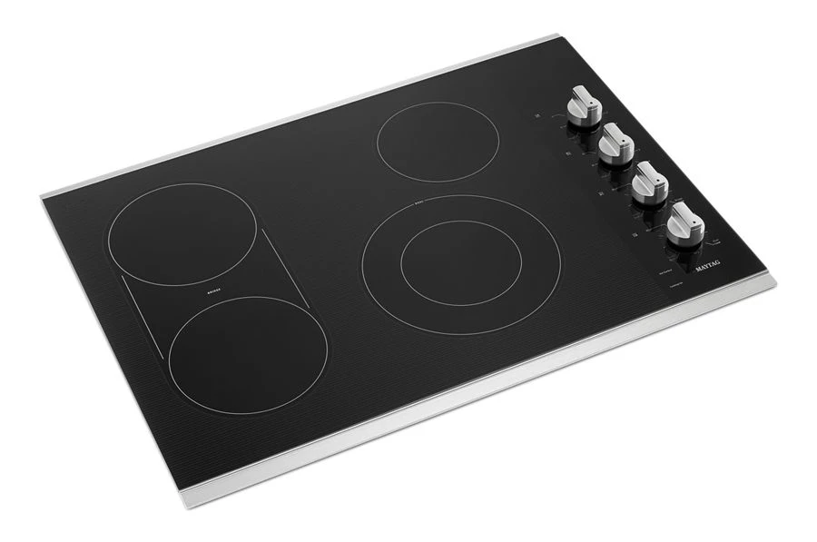 30-Inch Electric Cooktop with Reversible Grill and Griddle MEC8830HS