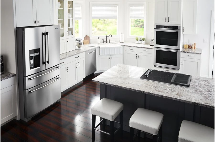 30-Inch Electric Cooktop with Reversible Grill and Griddle MEC8830HS