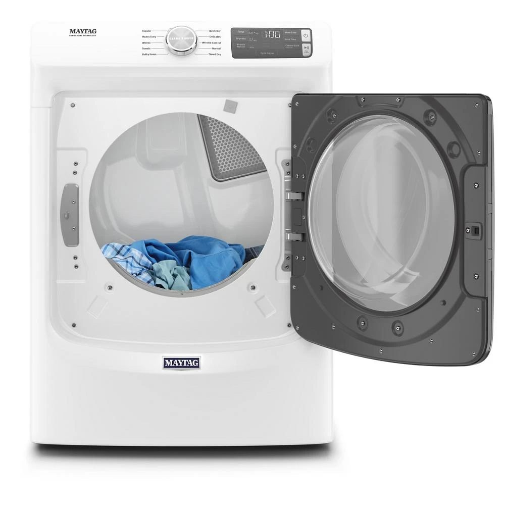 Front Load Electric Dryer with Extra Power and Quick Dry cycle - 7.3 cu. ft. MED5630HW