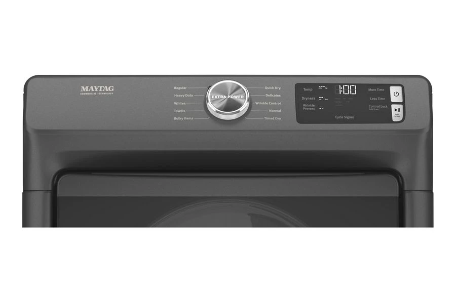 Front Load Electric Dryer with Extra Power and Quick Dry cycle - 7.3 cu. ft. MED5630MBK