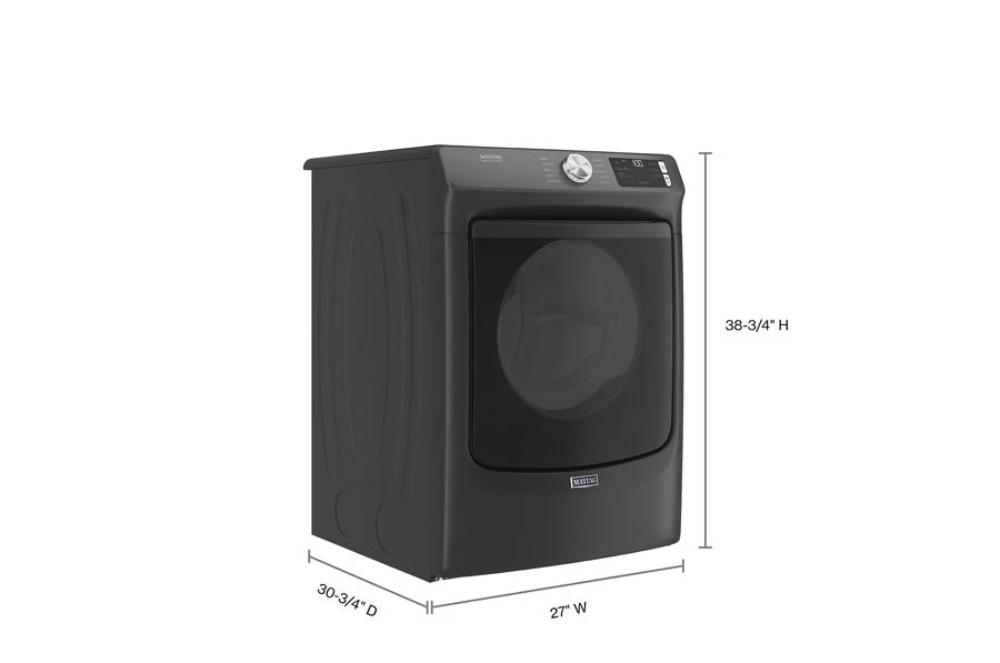 Front Load Electric Dryer with Extra Power and Quick Dry cycle - 7.3 cu. ft. MED5630MBK