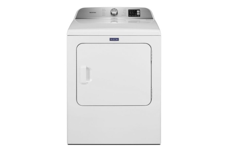 Maytag Top Load Electric Dryer with Moisture Sensing - 7.0 cu. ft. White MED6200KW Picture 1